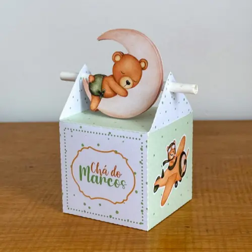 Personalizados Chá de Bebe Verde 30 Pecas