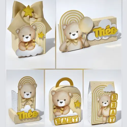 Personalizados Chá Revelação 30 Peças