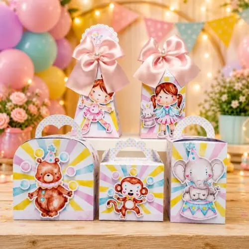 Personalizados Circo Rosa 30 Peças