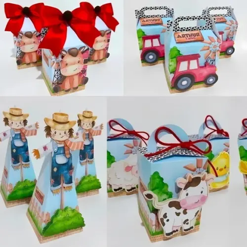 Personalizados Fazendinha 20 Peças