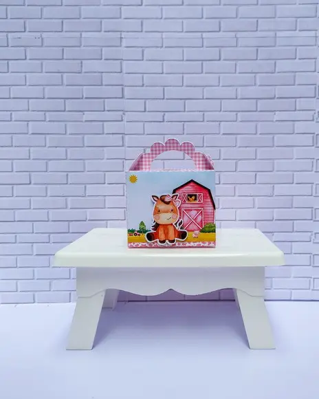 Personalizados Fazendinha Rosa 20 Peças