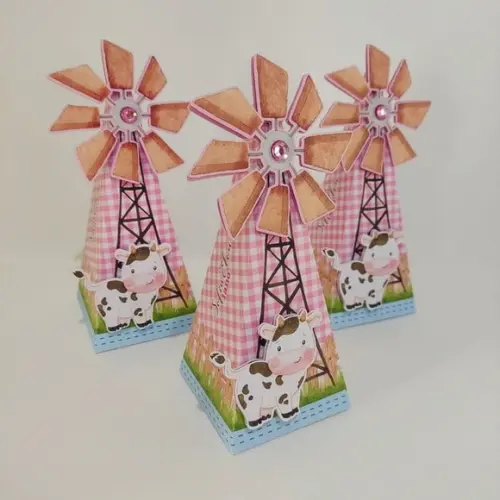 Personalizados Fazendinha Rosa 30 Peças