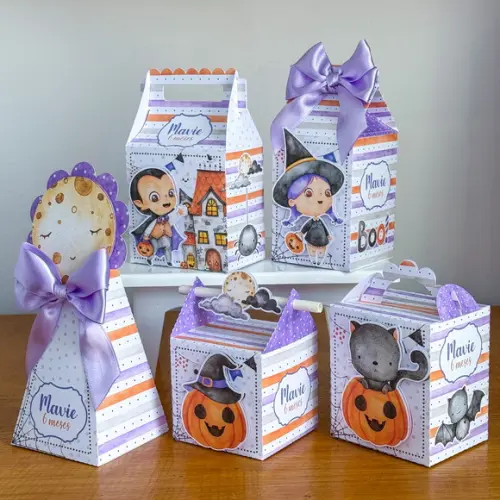 Personalizados Halloween 60 Peças
