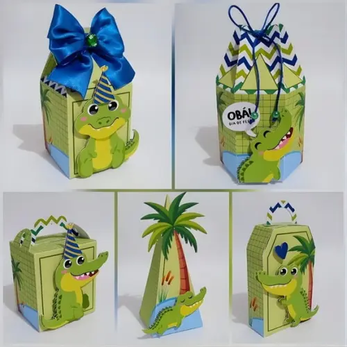 Personalizados Jacare 60 Peças