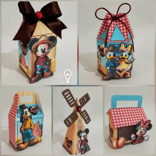 Personalizados Mickey Fazendeiro 30 Peças