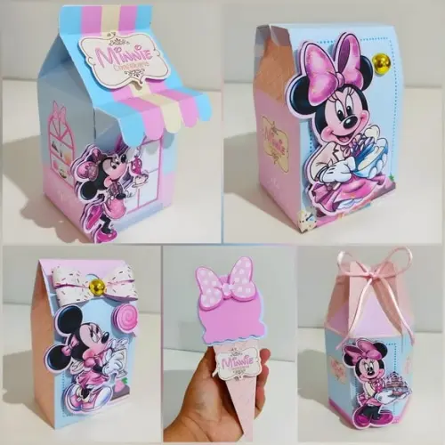 Personalizados Minnie Confeiteira 50 Peças
