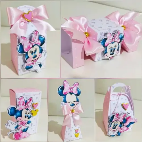 Personalizados Minnie Rosa 30 Peças