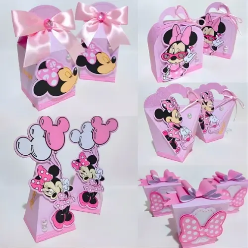 Personalizados Minnie Rosa 15 Peça