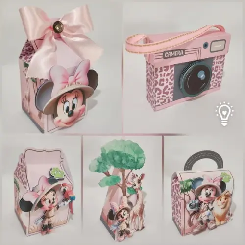 Personalizados Minnie Safari 40 Peças