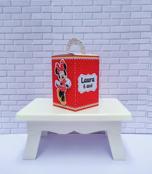 Personalizados Minnie Vermelha 30 Peças