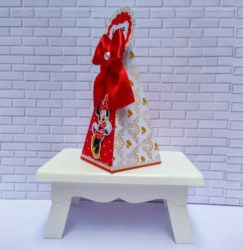 Personalizados Minnie Vermelha 60 Peças
