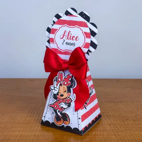 Personalizados Minnie Vermelha 60 Peça