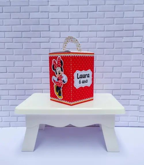 Personalizados Minnie Vermelha 60 Peças