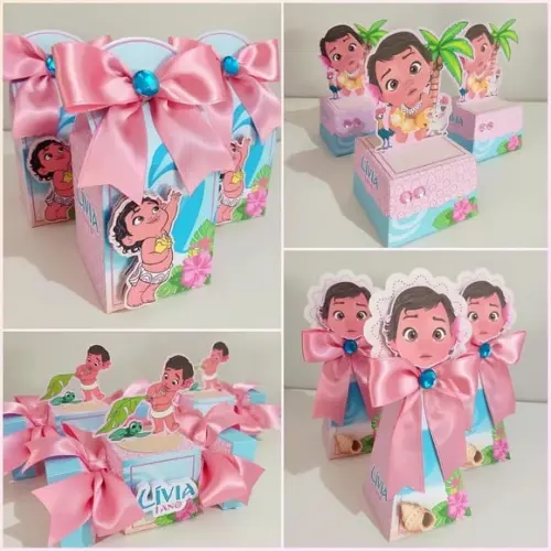 Personalizados Moana Baby 60 Peças