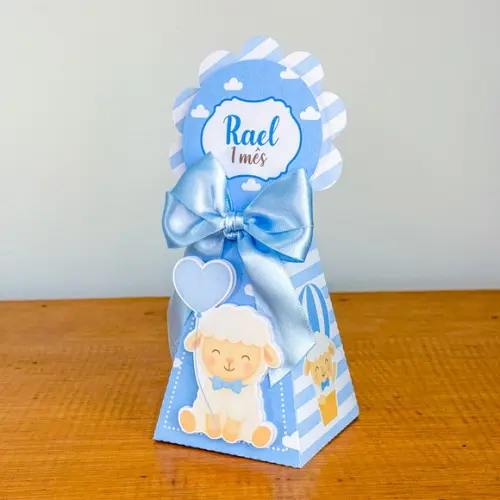 Personalizados Ovelhinha Azul 50 Peças