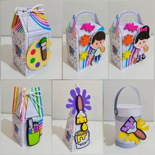 Personalizados Pintando o 7 40 Peças