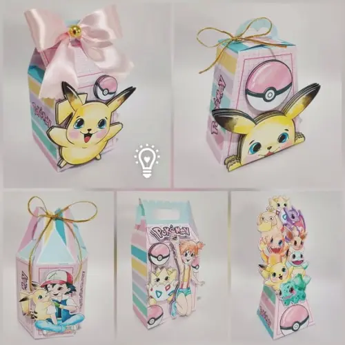 Personalizados Pokémon 50 Peças