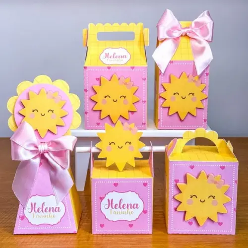 Personalizados Raio de Sol Menina 20 Peças