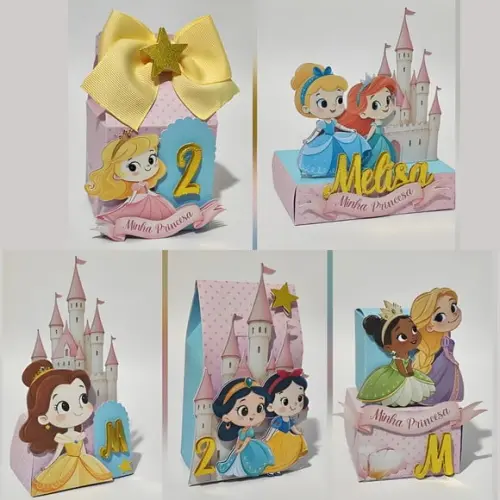 Personalizados Princesas da Disney 50 Peças