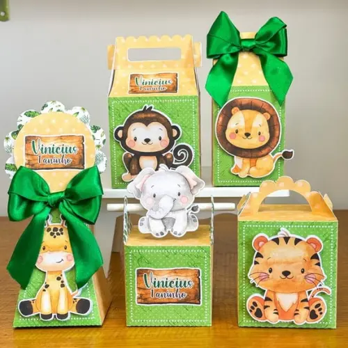 Personalizados Safari Baby 40 Peças