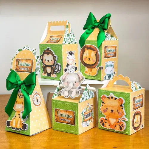 Personalizados Safari Baby 60 Peças