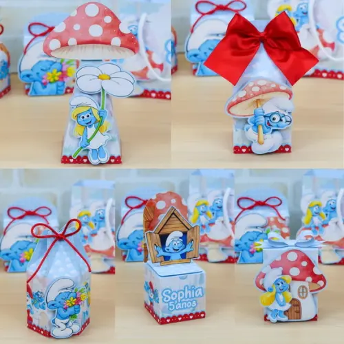 Personalizados Smurfs 30 Peças
