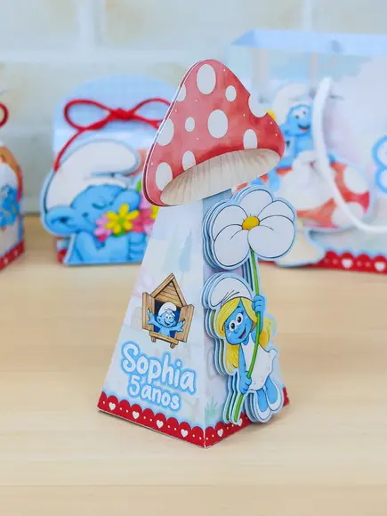 Personalizados Smurfs 50 Peças