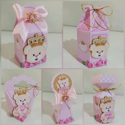 Personalizados Ursinha Princesa 20 Peças