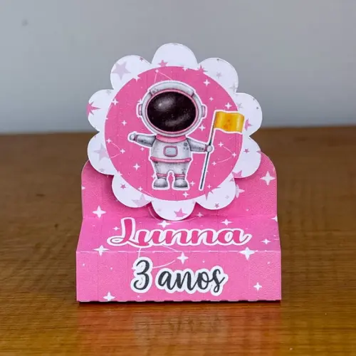 Porta Bis Duplo Astronauta Menina