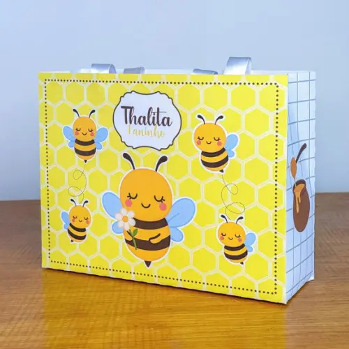 Sacola Personalizada Abelhinha