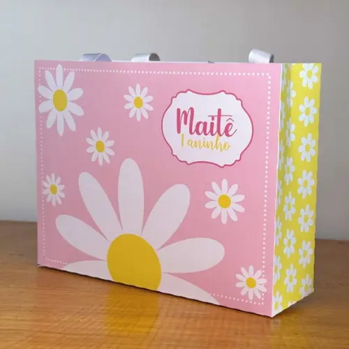 Sacola Personalizada Margaridas