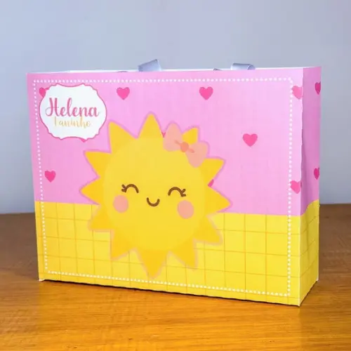 Sacola Personalizada Raio de Sol Menina