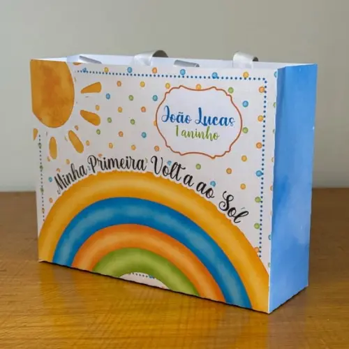 Sacola Personalizada Primeira Volta ao Sol