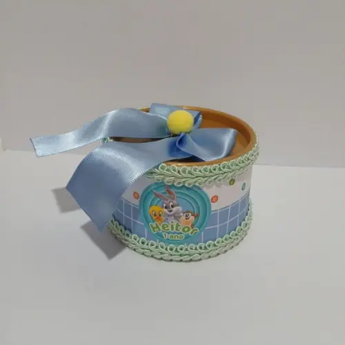 Tubo Lata Personalizada Baby Looney Tunes