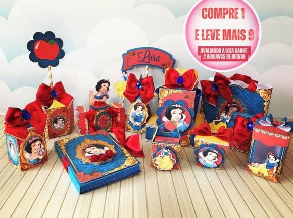 Arquivo de corte Branca de Neve STUDIO, PDF E PNG- COD.: 162