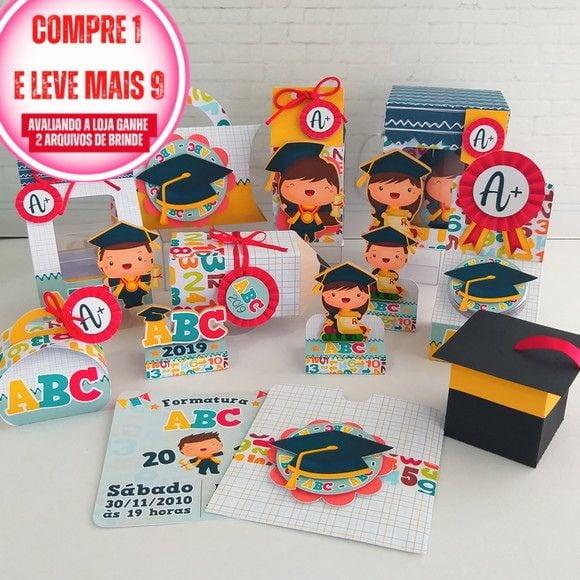 Arquivo de Corte Formatura Abc -studio e pdf Cod.: 752