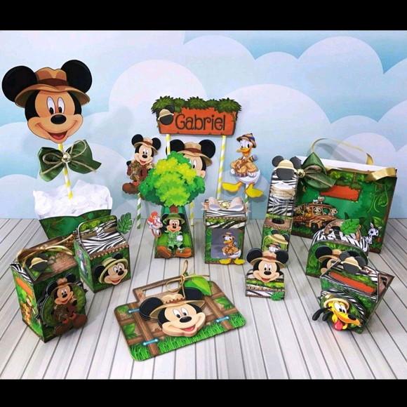 Arquivo de corte Mickey Safari STUDIO, PDF E PNG COD.: 390