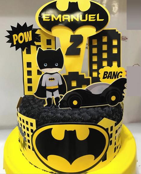 Arquivo de Corte Topo de Bolo Batman -studio Cod.:472