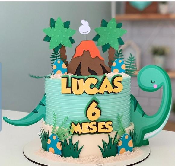 Arquivo de corte Topo de Bolo Dinossauro STUDIO #1591