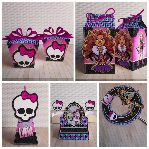 Arquivo de corte Monster High STUDIO, PDF E PNG COD:1989