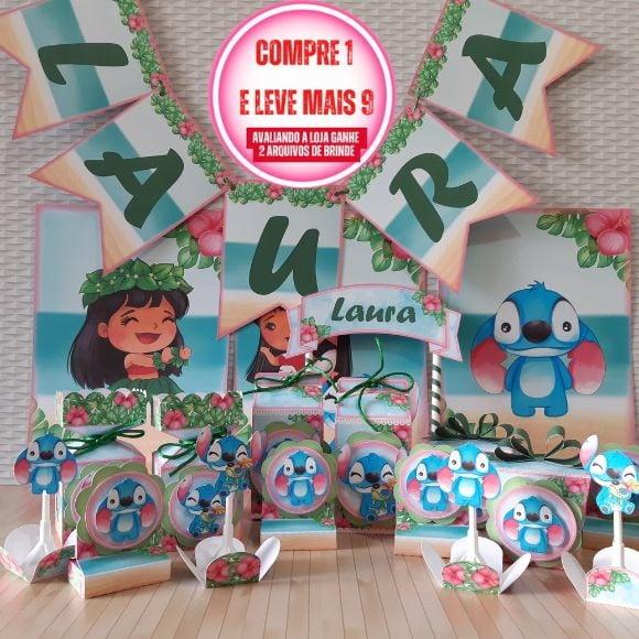 Arquivo de Corte Lilo Stitch Studio, pdf e Png- Cod.:2811