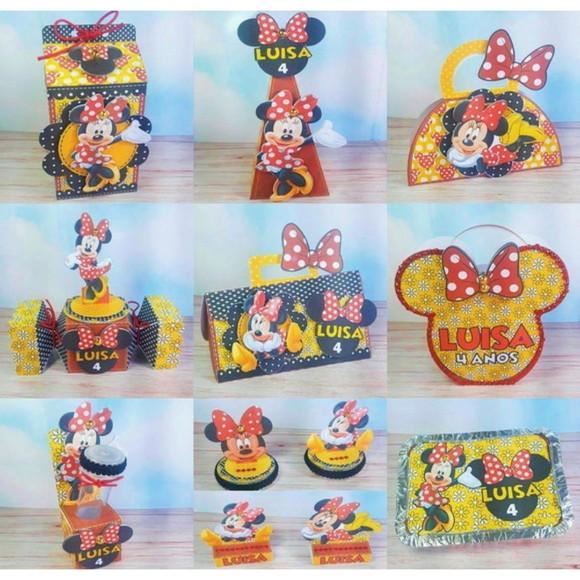 Arquivo de corte Minnie Vermelha STUDIO E PDF- COD.: 2210