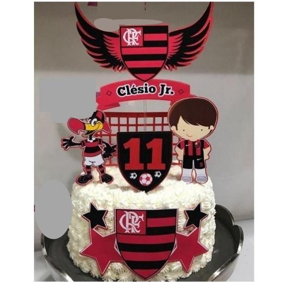 Arquivo de corte Topo de bolo Flamengo COD: 1024