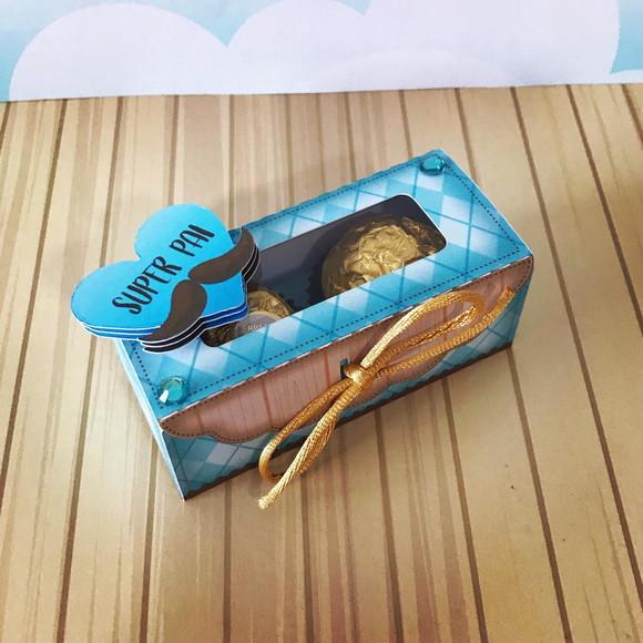 Arquivo de corte Caixa 2 Bombons Dia dos Pais COD:.892