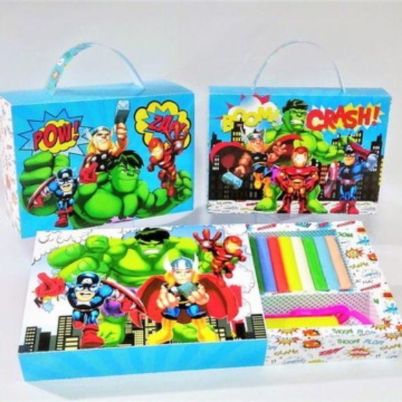 Arquivo de corte Kit Diversão Vingadores STUDIO,PDF COD:1157