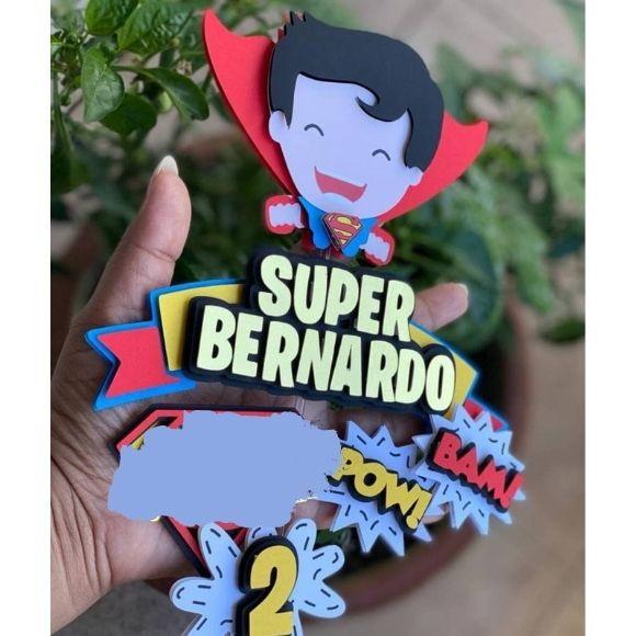 Arquivo de corte Topo de Bolo Super Man Baby STUDIO #2186
