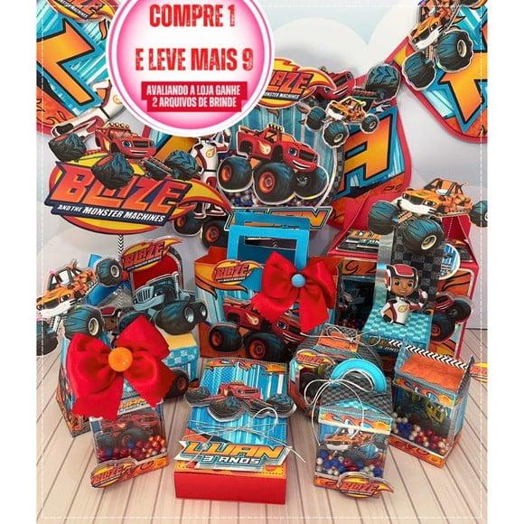 #2955 Blaze And Monster Machine Studio, pdf e Png