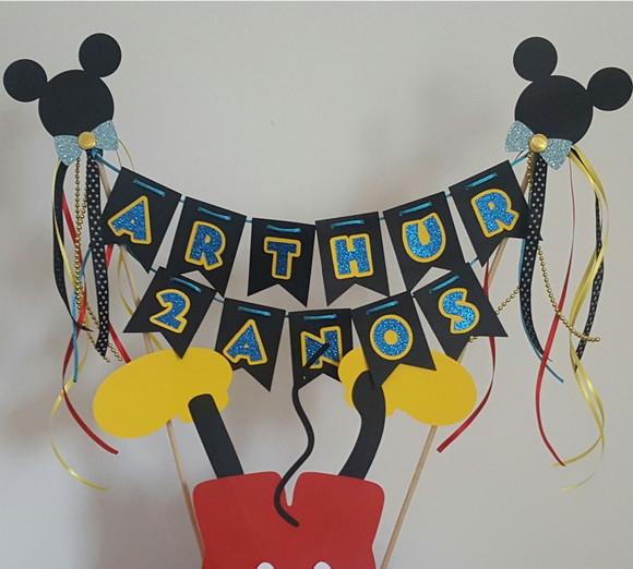 Arquivo de corte Topo de Bolo Mickey - COD.:640