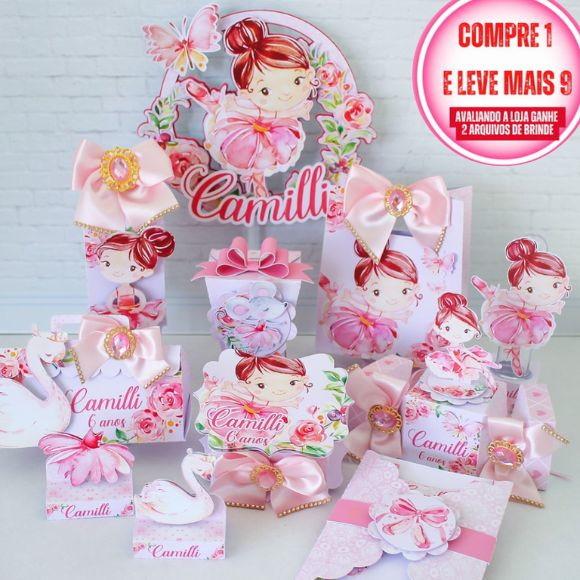 Arquivo de Corte Bailarina Studio e pdf Cod.:2826