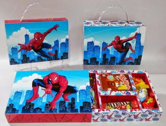 Arquivo de corte Festa na caixa Homem Aranha ST, PDF #1859